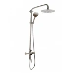 Coloana de dus Mixxus SUS-009-J, 120 cm baterie si para, monocomanda, furtun flexibil