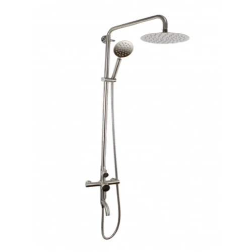 Coloana de dus Mixxus SUS-009-J, 120 cm baterie si para, monocomanda, furtun flexibil