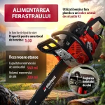 Drujba pe benzina ELEFANT EM-5.5, 10000 rot / min, 5,5 CP