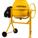 Betonieră 185L cu motor acoperit ROTOR RB185 1000 W, 29.5 rpm