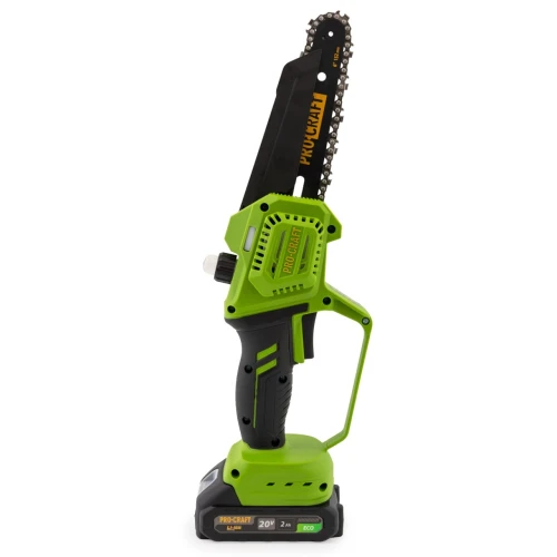 Mini fierăstrău pe acumulator PROCRAFT 2 x acumulatori 20V / 2Ah, 1 x încărcător,PKA46 