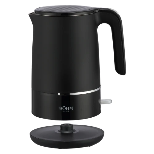 Fierbator electric BÖHM HOME BKP220B15, 1500-1800 W, 1,5 L, interior din otel inoxidabil, oprire automata