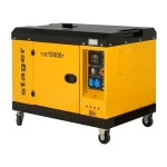 Stager YDE15000T Generator insonorizat 12kVA, 48A, 3000rpm, monofazat, diesel, pornire electrica