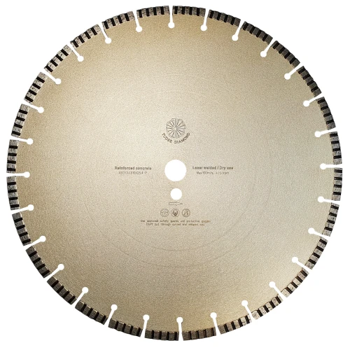 Tudee 450x3.6x10x25.4-P, Disc diamantat beton armat