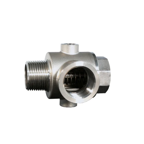 ProGARDEN Racord hidrofor cu supapa de sens,  5 cai, FE1"xFI1"xFI1"xFI1/4"xFI1/4", inox