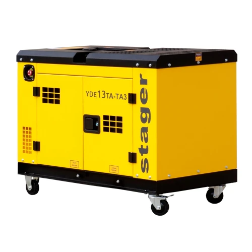 Stager YDE13TA-TA3 Generator insonorizat 11kVA, 3000rpm, dual, diesel, pornire electrica
