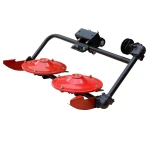 ProGARDEN Cositoare frontala rotativa cu doua discuri pentru minitractoare Campo T18