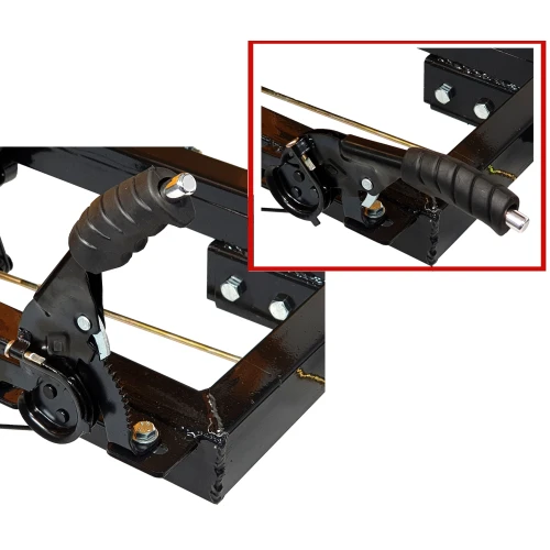 ProGARDEN Campo RM500CT remorca 500kg minitractor, 1 osie, prindere cupla, roti profil agricol 6.00-12