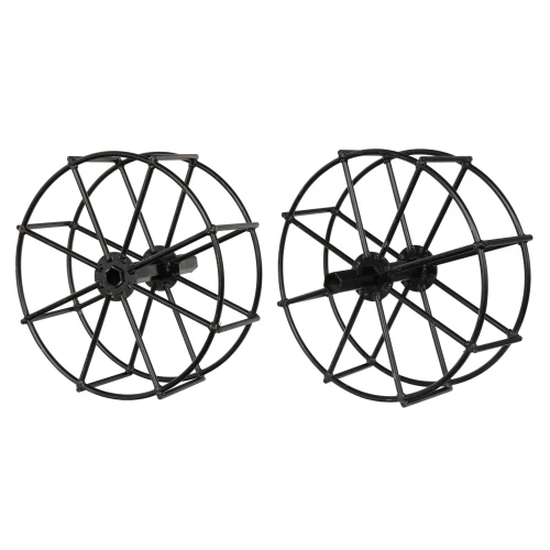 ProGARDEN Set roti metalice 500x170, manicot cu flanse, hex 32mm pentru motocultor Campo