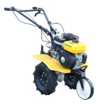 ProGARDEN Campo 703 motocultor 7CP, 2+1 trepte, roti 4.00-8, 2+1 freze, benzina, curele, transmisie aluminiu