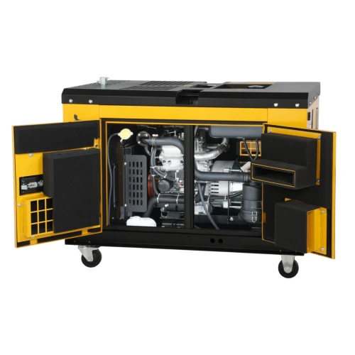 Stager YDE13TA Generator insonorizat 10kVA, 39A, 3000rpm, monofazat, diesel, pornire electrica