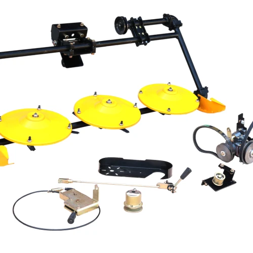 Cositoare frontala rotativa cu 3 discuri pentru minitractoare Campo T18 G2, G2.1 ProGARDEN 