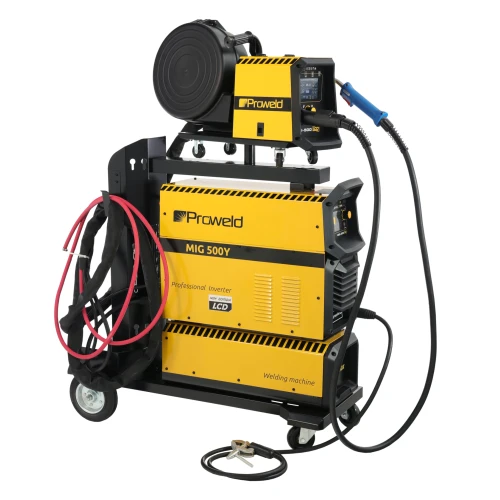 ProWELD MIG 500Y Synergetic Invertor sudare profesional MIG/MAG, MMA, Lift TIG + derulator detasabil