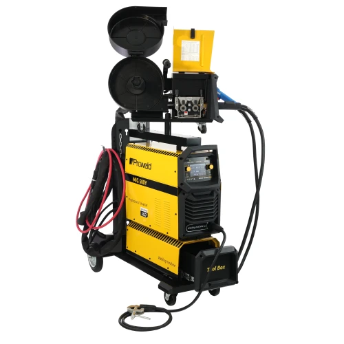ProWELD MIG 500Y Synergetic Invertor sudare profesional MIG/MAG, MMA, Lift TIG + derulator detasabil