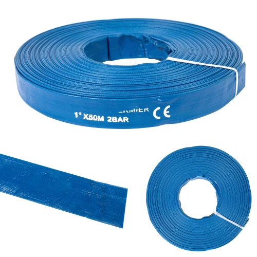 Furtun apa refulare Flat PVC 1" 50 M