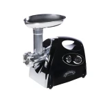 Masina de tocat carne, 1400W, 90Kg/h, neagra, cu 3 site