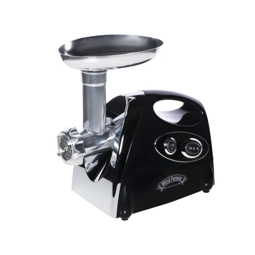 Masina de tocat carne, 1400W, 90Kg/h, neagra, cu 3 site