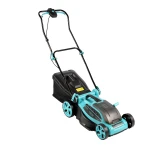 Masina de tuns gazon Detoolz, doua porturi 18V, latime de taiere 38cm, colector 36L