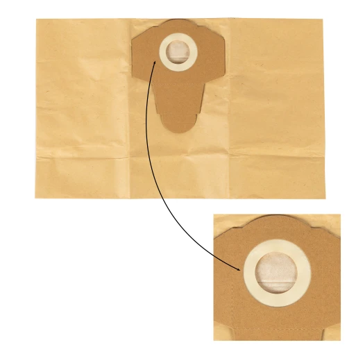 Sac de hartie pentru aspirator, 20L compatibil cu DZ-CI103/104/105