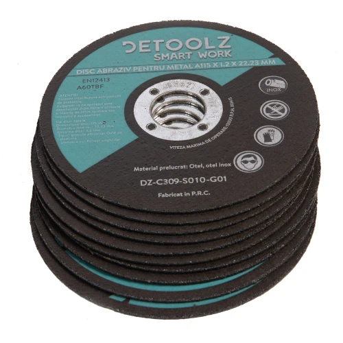 Set disc abraziv pentru metal 115 mm