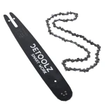 Set lama si lant drujba Detoolz, lungime 16'', pas 0.325'', grosime 1.5mm, 64 pinteni, 32 dinti, full chisel