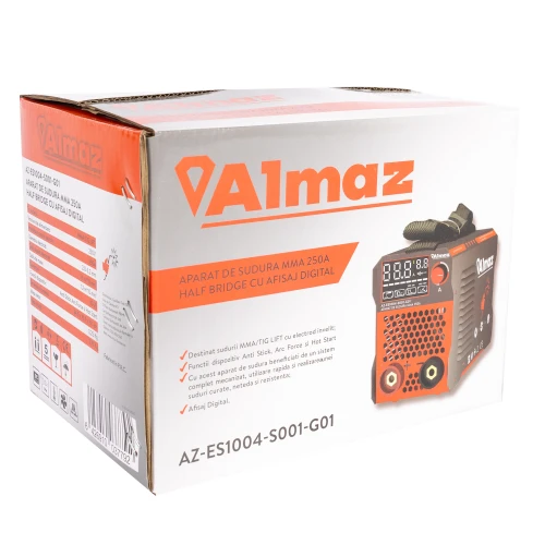 Aparat sudura Almaz, MMA 250A, cu afisaj digital