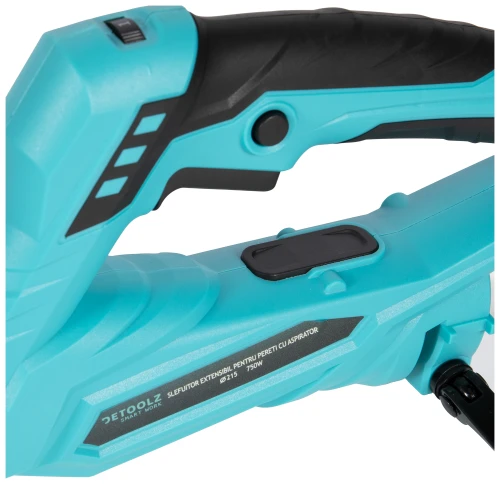 Slefuitor pentru perete extensibil cu aspirator 215 750W