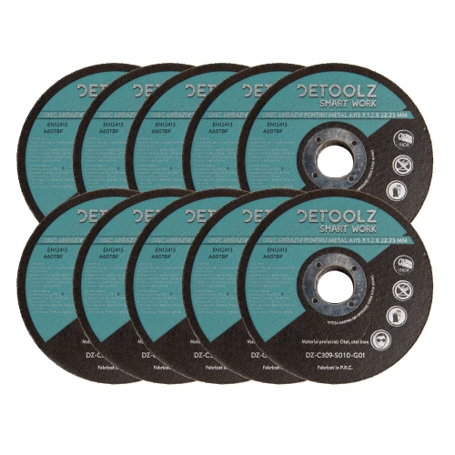 Set disc abraziv pentru metal 115 mm