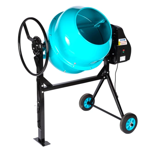 Betoniera Detoolz 160L, 1000W, cu roti si coroana de fonta