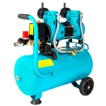 Compresor Detoolz 24L fara ulei, 1500 W, debit 154L/min, 8 bar, 2 prize de aer