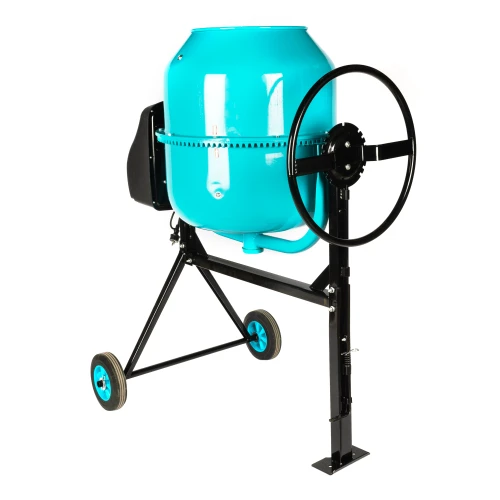 Betoniera Detoolz 200L, 1200W, cu roti si coroana de fonta