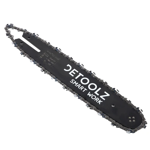 Set lama si lant drujba Detoolz, lungime 14'', pas 3/8'', grosime 1.3mm, 50 pinteni, 25 dinti, full chisel