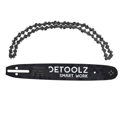 Set lama si lant drujba Detoolz, lungime 13'', pas 0.325'', grosime 1.5mm, 56 pinteni, 28 dinti, full chisel