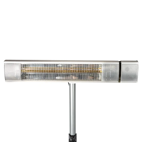 Incalzitor pentru terasa Detoolz, 2KW, 3 trepte de putere, inaltime ajustabila pana la 2.1m, cu telecomanda