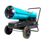 Tun de caldura pe motorina Detoolz, 30kW, 35L, cu roti de transport