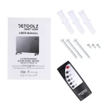 Convector electric 1000W/2000W, negru