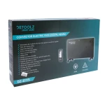 Convector electric 1000W/2000W, negru