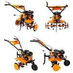 Motocultor Detoolz 8cp 212cc, benzina 4T, 3 viteze, pornire manuala, fara roti