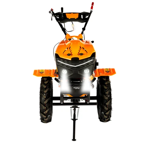 Motocultor Detoolz 11CP 418CC, motorina, 4T, 3 viteze, pornire electrica, cu roti