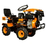 Mini tractor Detoolz, 17cp, 530cc, motor pe motorina 4T, 4X4, 4 viteze, pornire electrica, 2 cutii de viteze