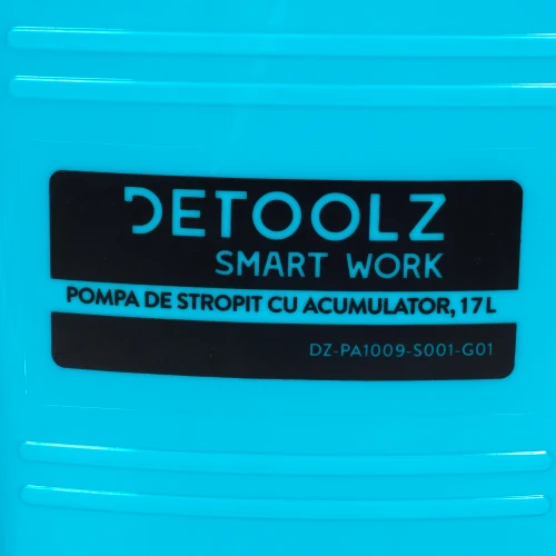 Pompa de stropit cu acumulator, Detoolz 17L