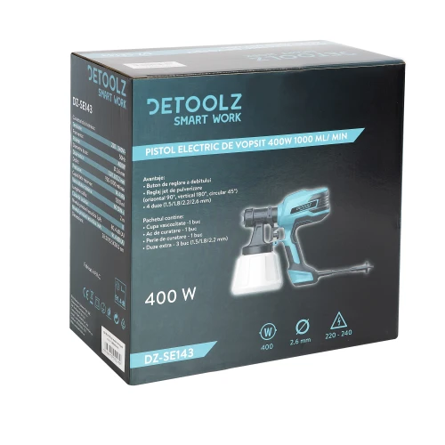 Pistol electric de vopsit 400W 1000 ml/min