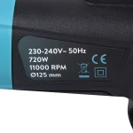 Polizor unghiular 720W 125 on/off lateral
