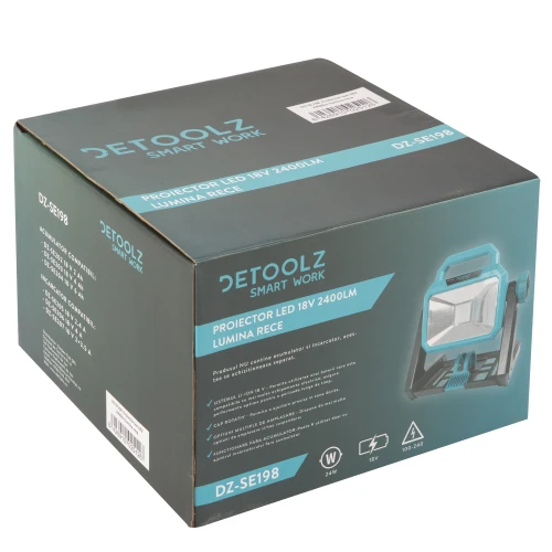 Proiector led 18V 2400lm lumina rece