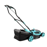 Masina de tuns gazon Detoolz, doua porturi 18V, latime de taiere 38cm, colector 36L