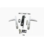 Broasca cu butuc si silduri ALBA pentru usa (yala)