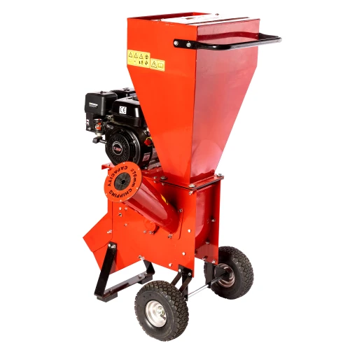 Tocator pentru crengi Micul Fermier, 76mm, motor benzina 6.5CP pentru rumegus