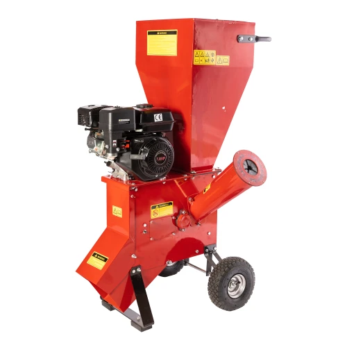 Tocator pentru crengi Micul Fermier, 76mm, motor benzina 6.5CP pentru rumegus