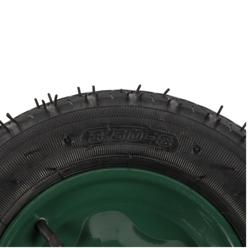 Roata verde 350-8 pentru ax mic (camera)