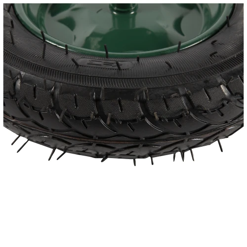 Roata verde 350-8 pentru ax mic (camera)